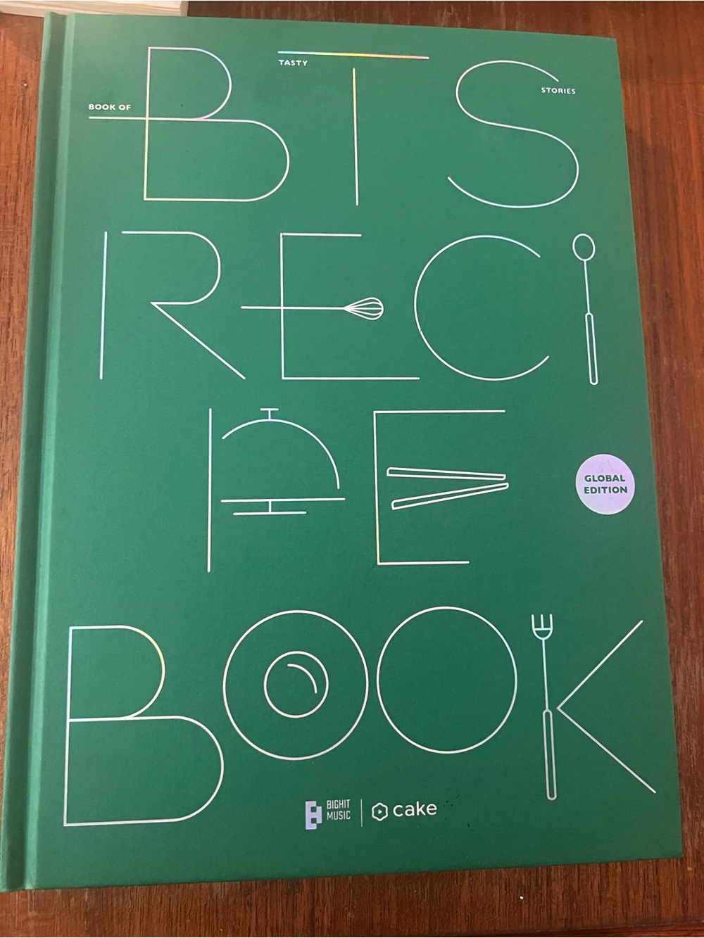 BTS Recipe Book - Green Hardcover - Global Edition